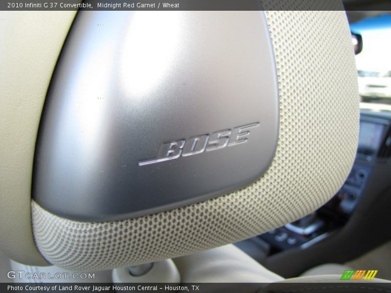 Midnight Red Garnet / Wheat 2010 Infiniti G 37 Convertible