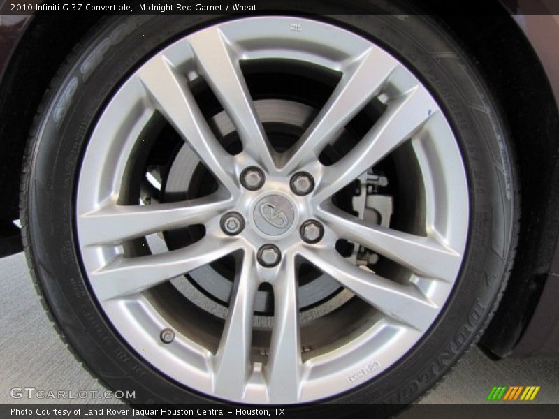 Midnight Red Garnet / Wheat 2010 Infiniti G 37 Convertible