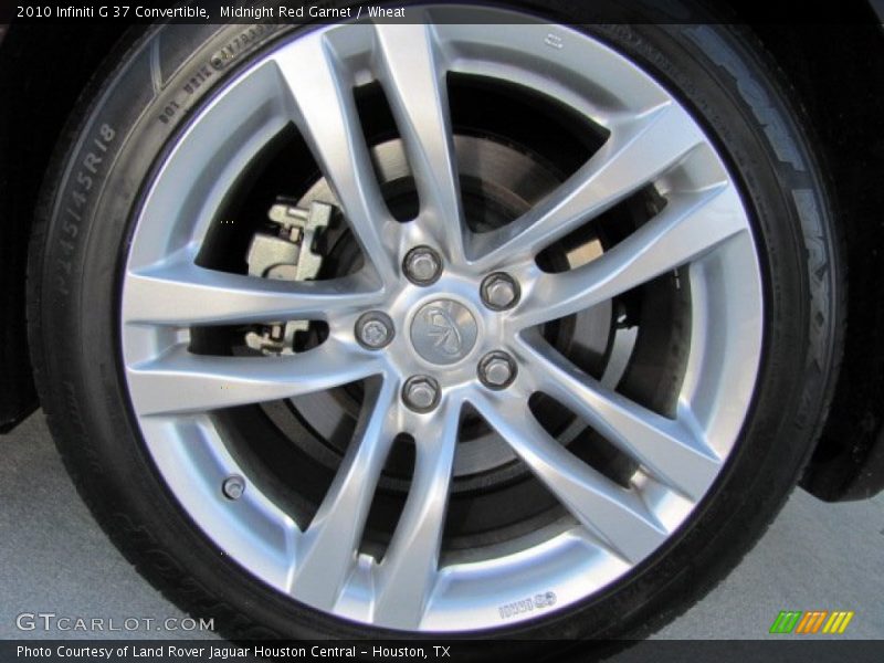 Midnight Red Garnet / Wheat 2010 Infiniti G 37 Convertible