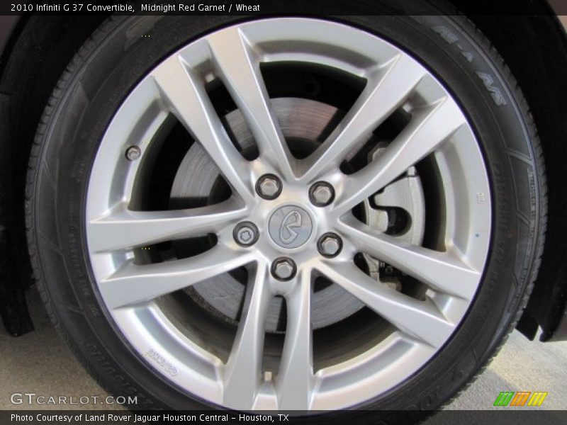 Midnight Red Garnet / Wheat 2010 Infiniti G 37 Convertible