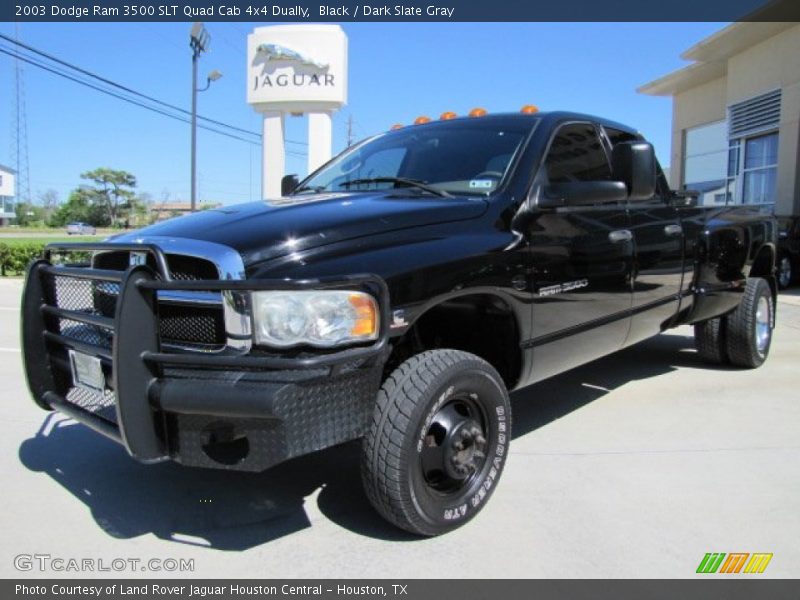 Black / Dark Slate Gray 2003 Dodge Ram 3500 SLT Quad Cab 4x4 Dually