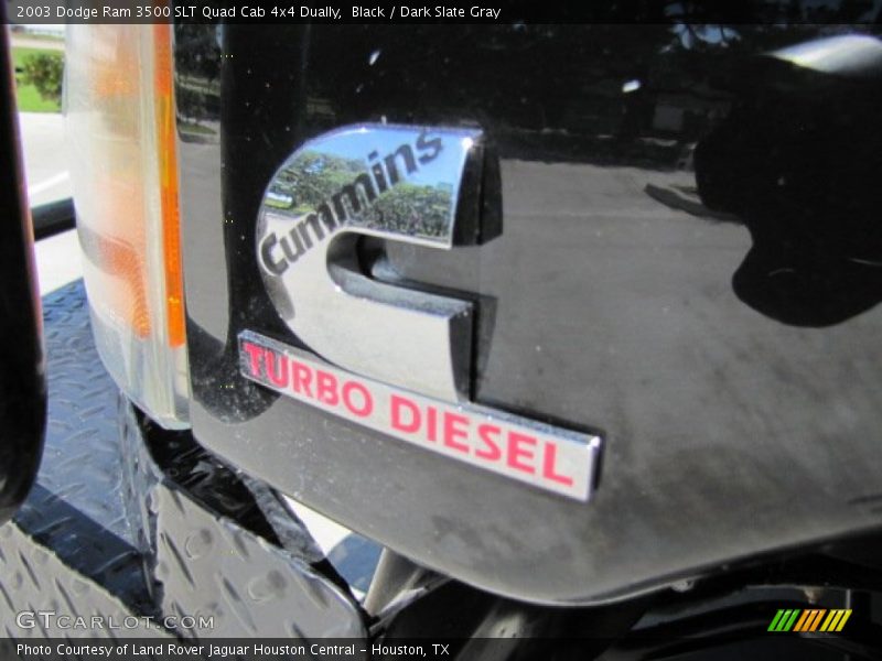 Black / Dark Slate Gray 2003 Dodge Ram 3500 SLT Quad Cab 4x4 Dually