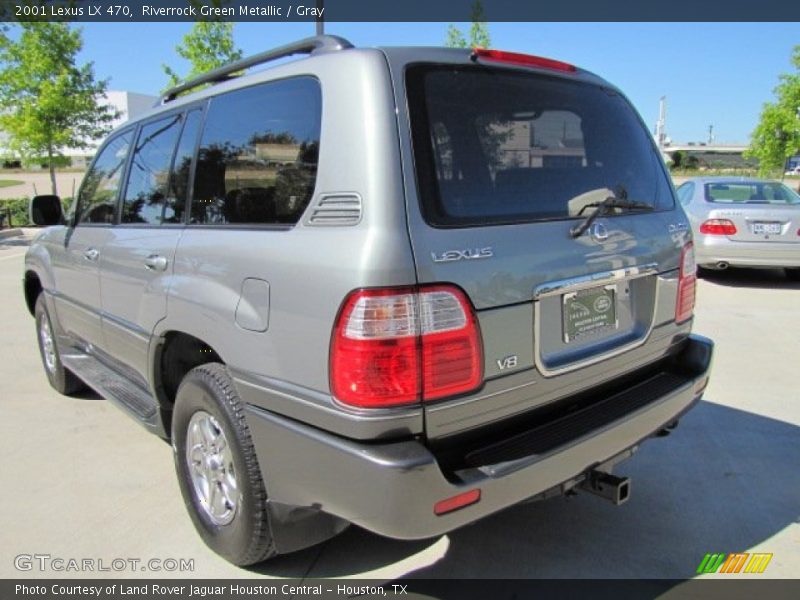 Riverrock Green Metallic / Gray 2001 Lexus LX 470