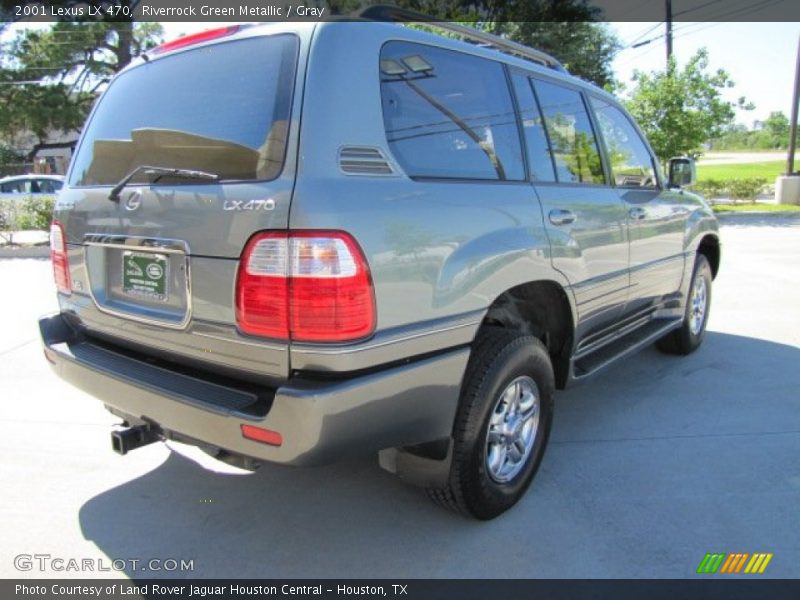 Riverrock Green Metallic / Gray 2001 Lexus LX 470