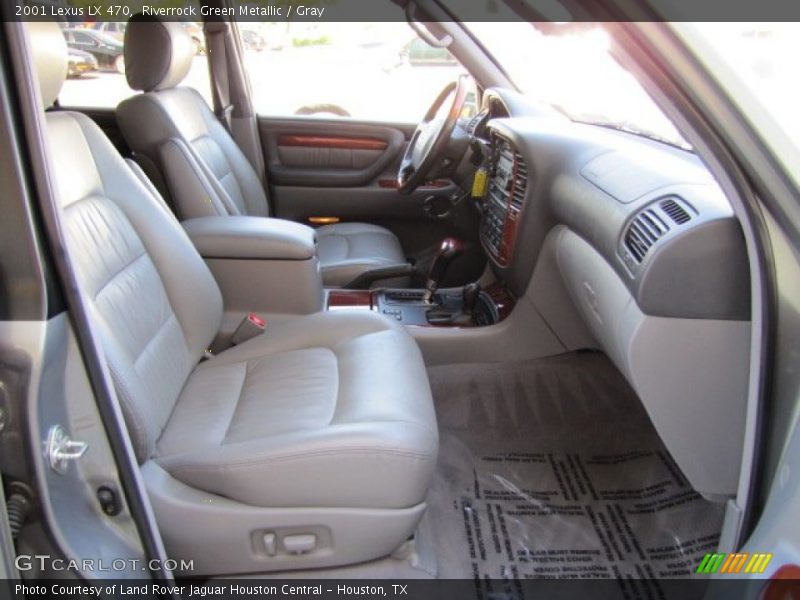 Riverrock Green Metallic / Gray 2001 Lexus LX 470