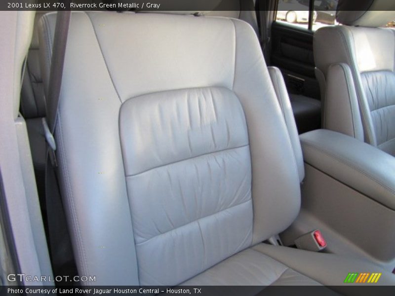 Riverrock Green Metallic / Gray 2001 Lexus LX 470