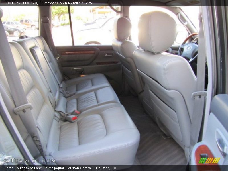 Riverrock Green Metallic / Gray 2001 Lexus LX 470