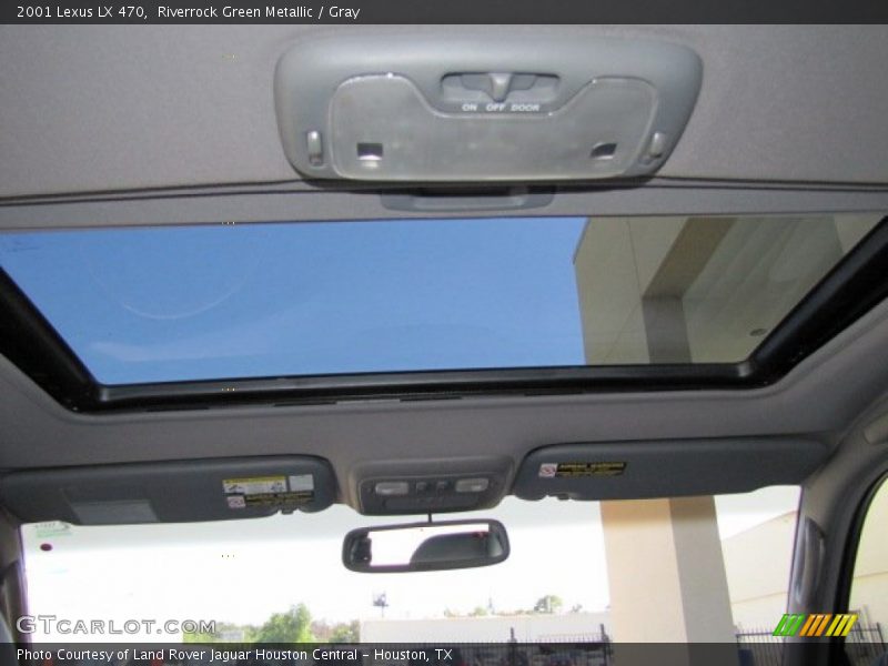 Riverrock Green Metallic / Gray 2001 Lexus LX 470