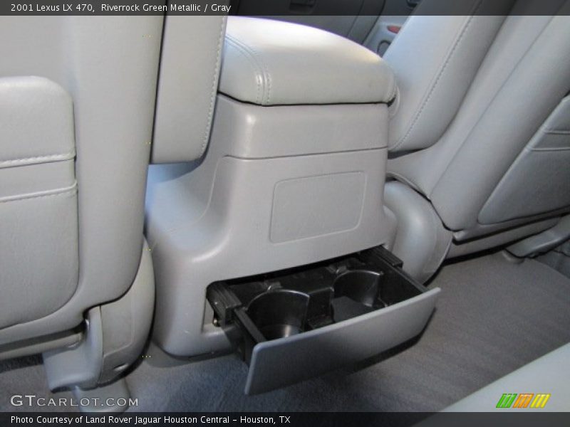 Riverrock Green Metallic / Gray 2001 Lexus LX 470