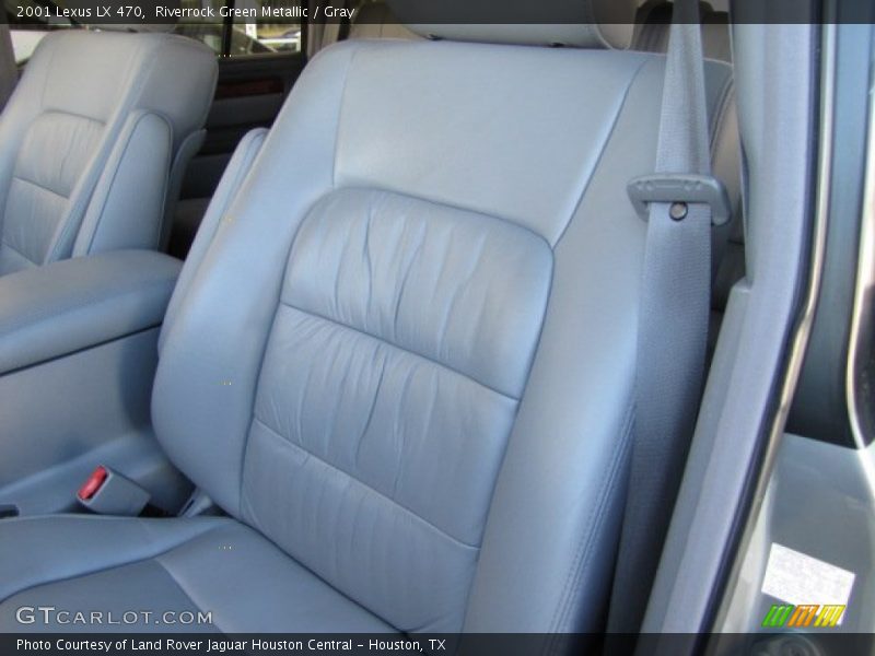 Riverrock Green Metallic / Gray 2001 Lexus LX 470