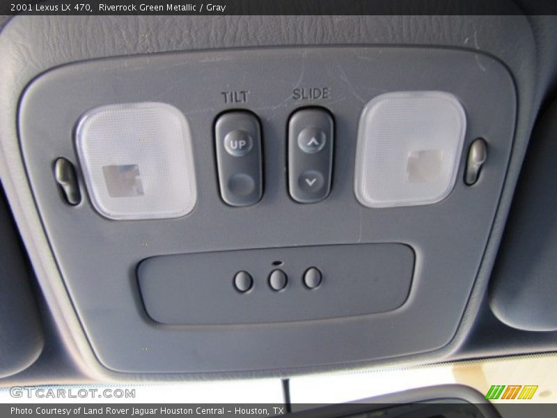 Riverrock Green Metallic / Gray 2001 Lexus LX 470