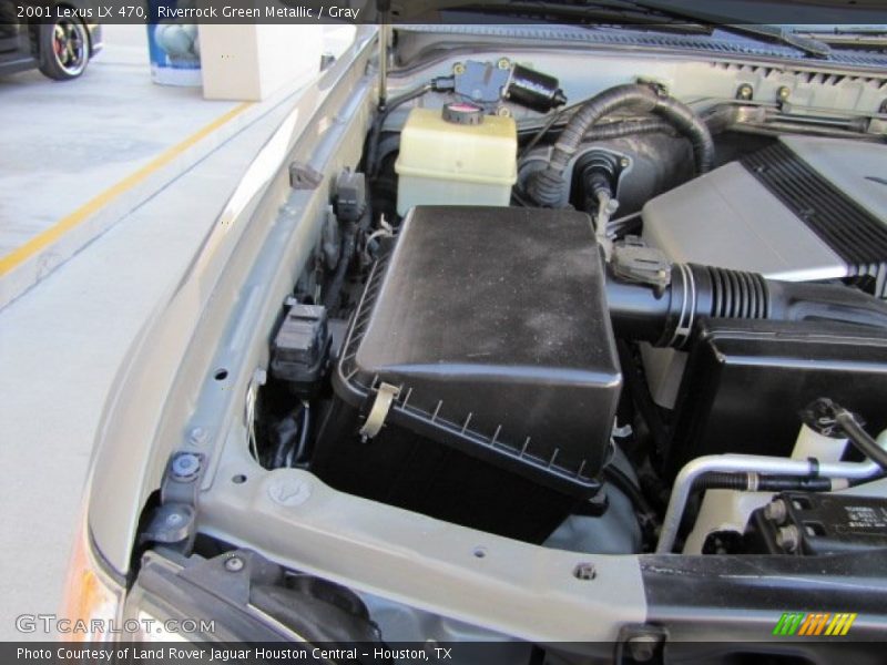 Riverrock Green Metallic / Gray 2001 Lexus LX 470