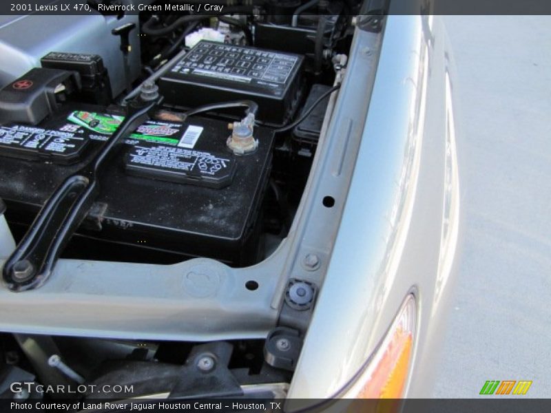 Riverrock Green Metallic / Gray 2001 Lexus LX 470