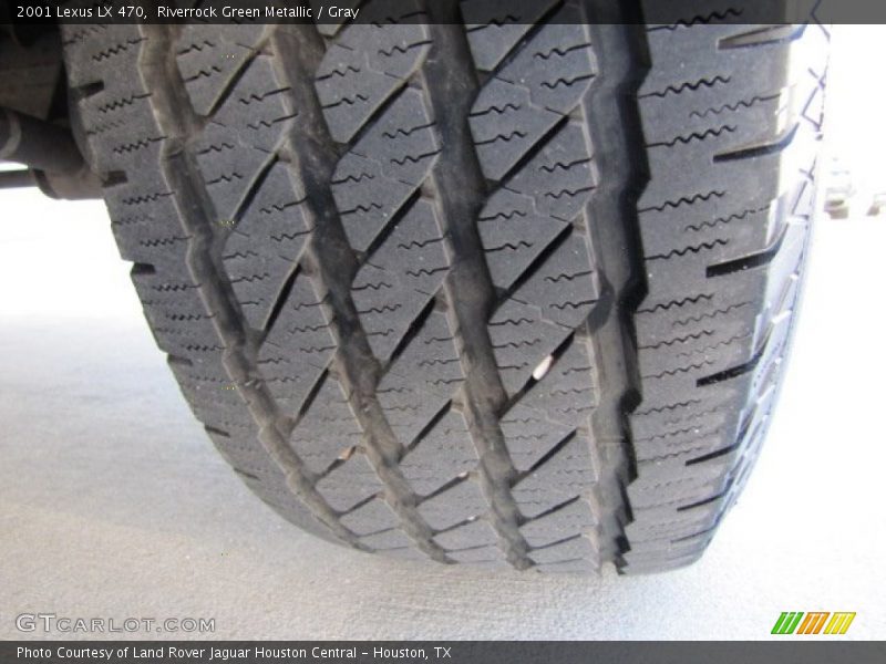 Riverrock Green Metallic / Gray 2001 Lexus LX 470