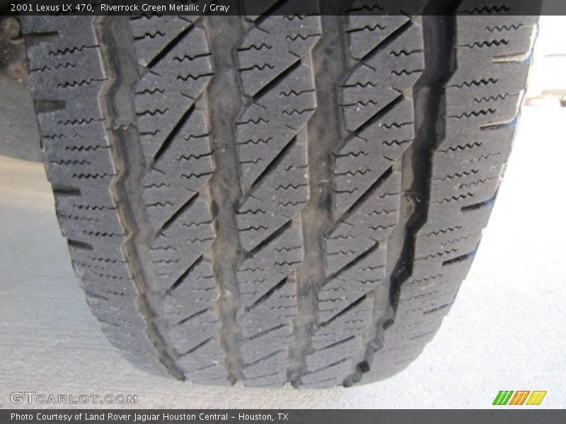 Riverrock Green Metallic / Gray 2001 Lexus LX 470