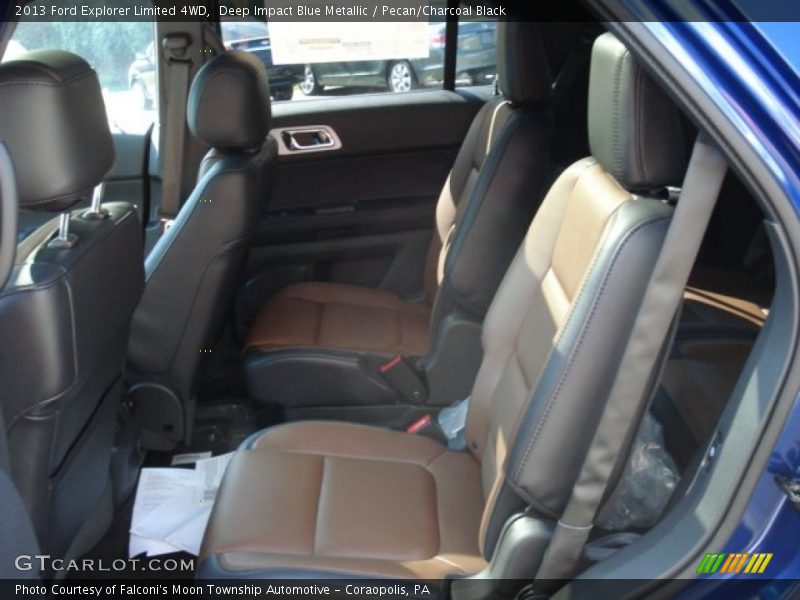 Deep Impact Blue Metallic / Pecan/Charcoal Black 2013 Ford Explorer Limited 4WD