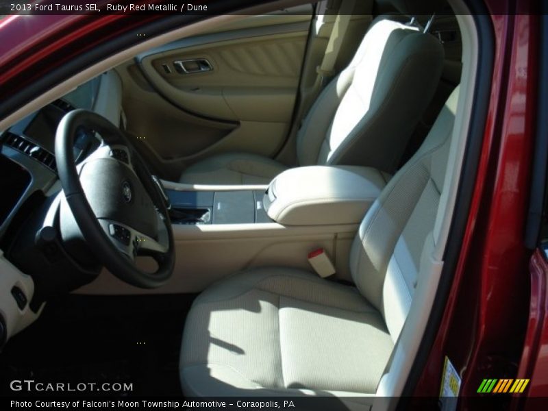 Ruby Red Metallic / Dune 2013 Ford Taurus SEL