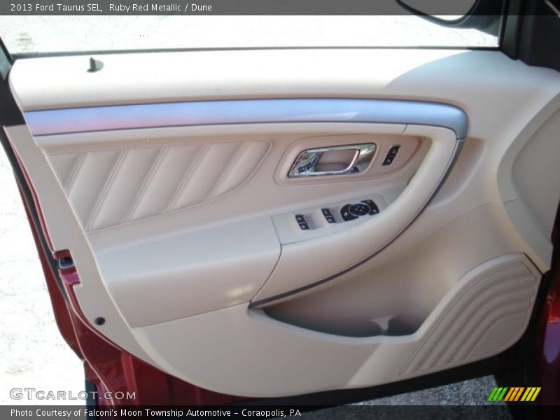 Ruby Red Metallic / Dune 2013 Ford Taurus SEL