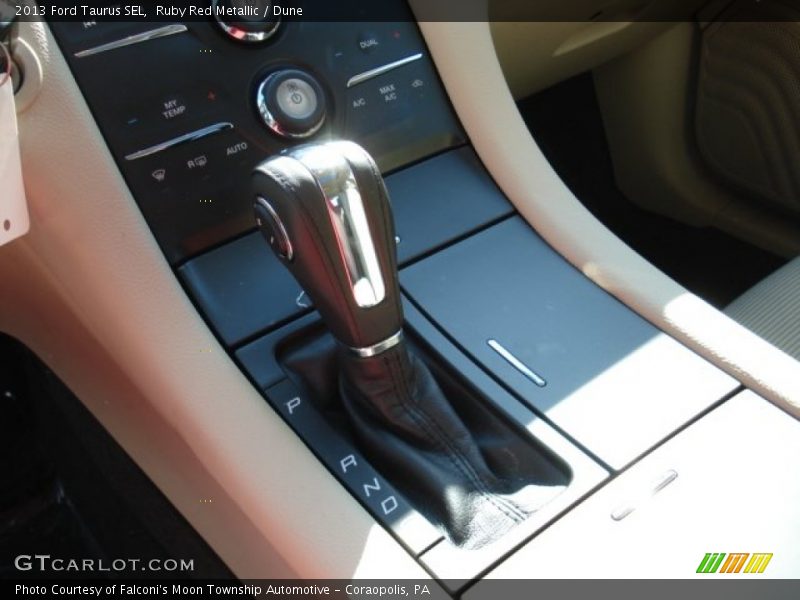 Ruby Red Metallic / Dune 2013 Ford Taurus SEL