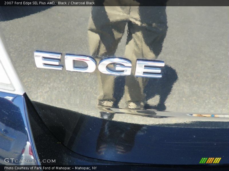 Black / Charcoal Black 2007 Ford Edge SEL Plus AWD