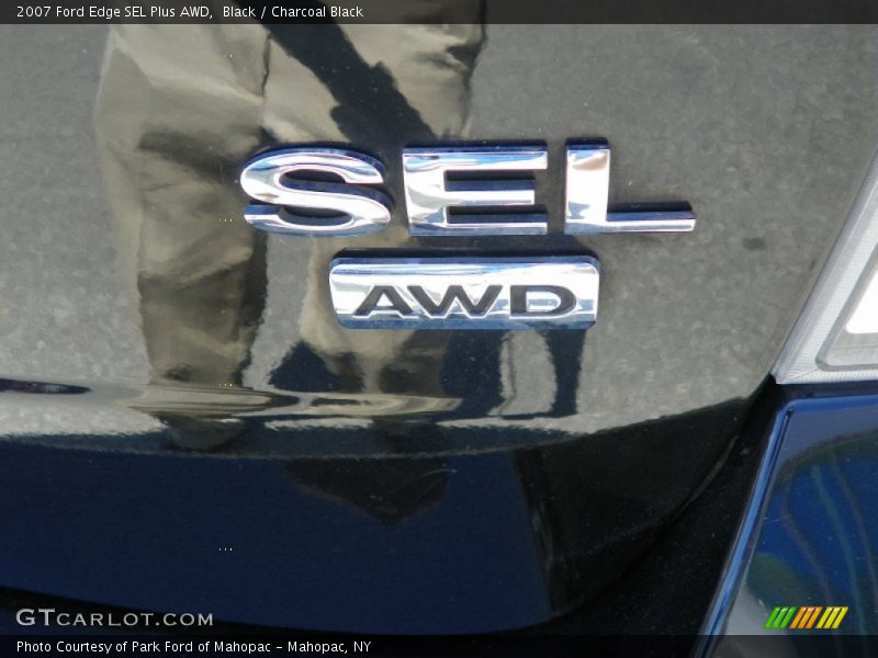 Black / Charcoal Black 2007 Ford Edge SEL Plus AWD