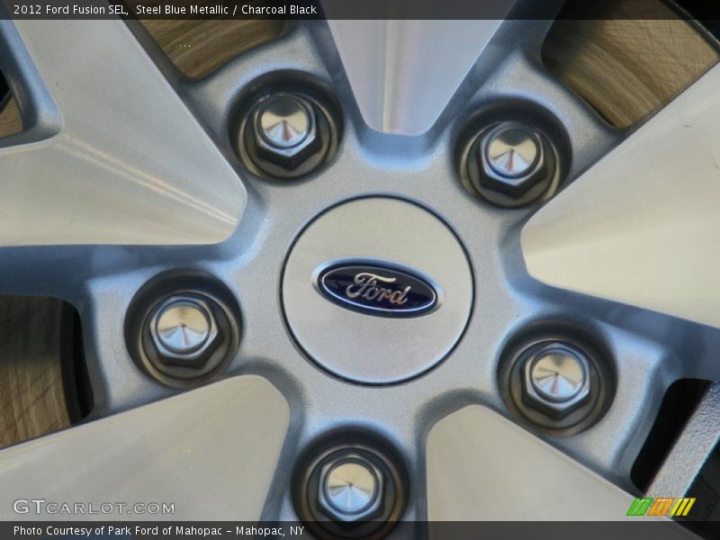 Steel Blue Metallic / Charcoal Black 2012 Ford Fusion SEL