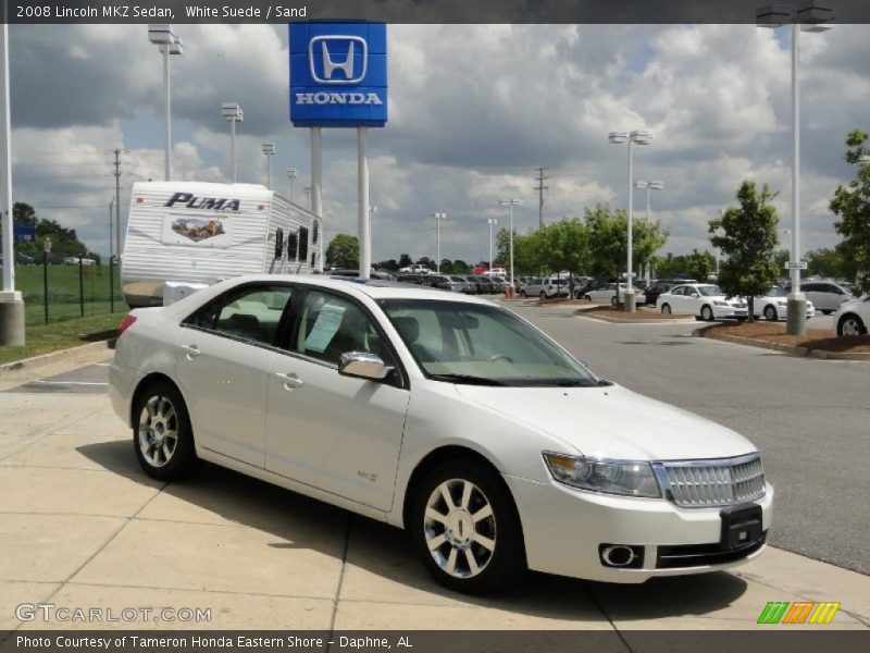 White Suede / Sand 2008 Lincoln MKZ Sedan