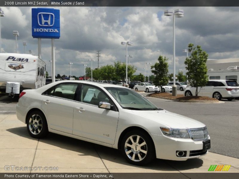 White Suede / Sand 2008 Lincoln MKZ Sedan