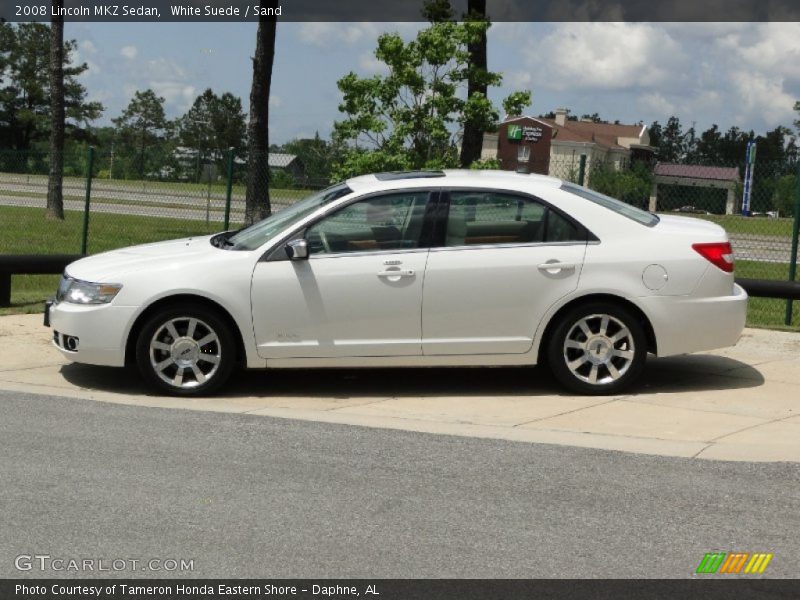 White Suede / Sand 2008 Lincoln MKZ Sedan