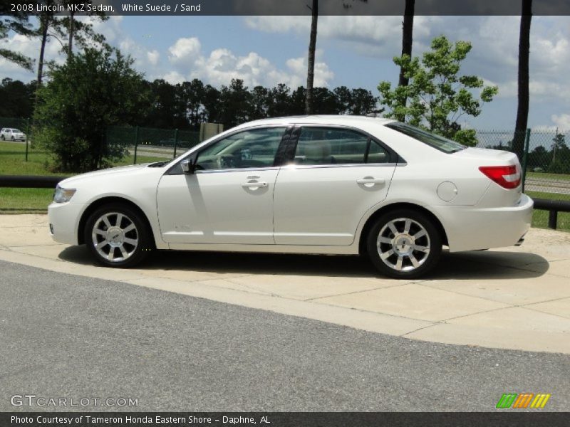 White Suede / Sand 2008 Lincoln MKZ Sedan