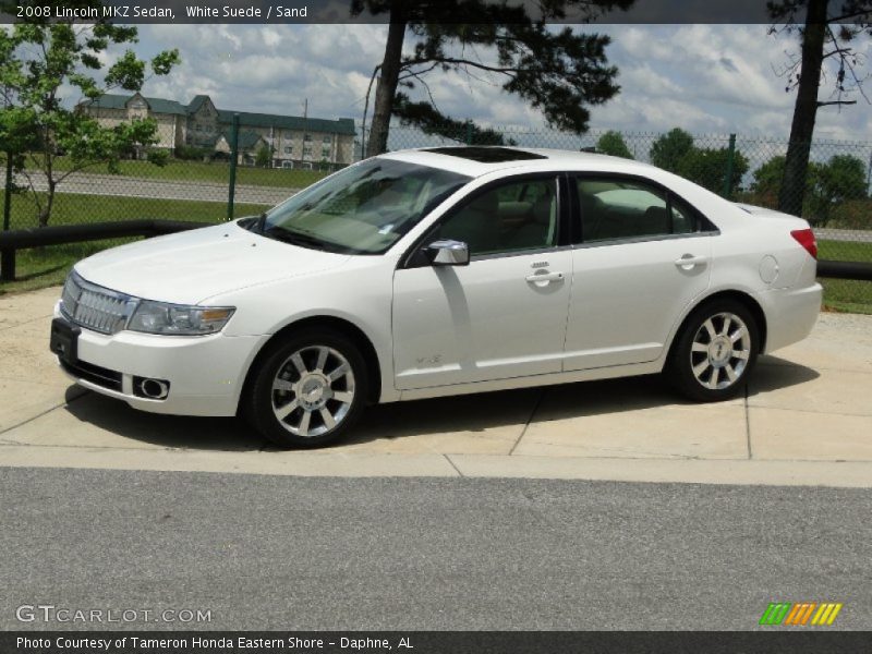 White Suede / Sand 2008 Lincoln MKZ Sedan