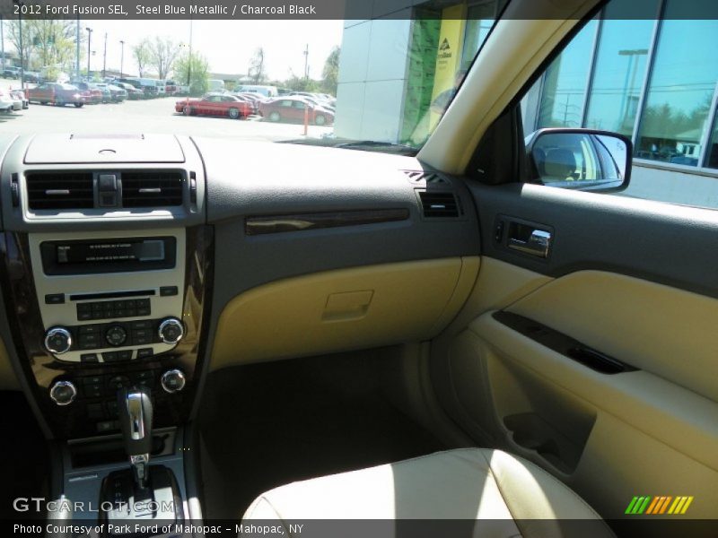 Steel Blue Metallic / Charcoal Black 2012 Ford Fusion SEL
