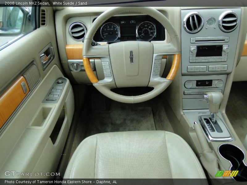 White Suede / Sand 2008 Lincoln MKZ Sedan