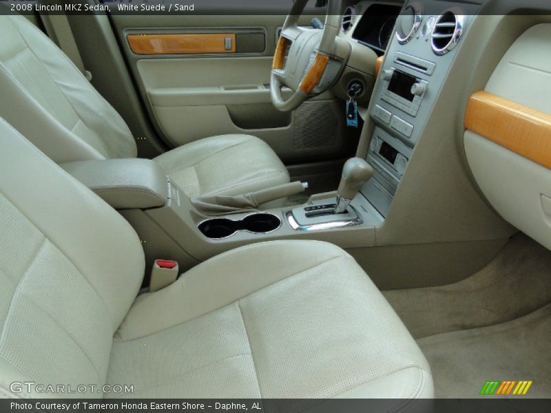 White Suede / Sand 2008 Lincoln MKZ Sedan