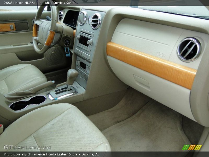 White Suede / Sand 2008 Lincoln MKZ Sedan