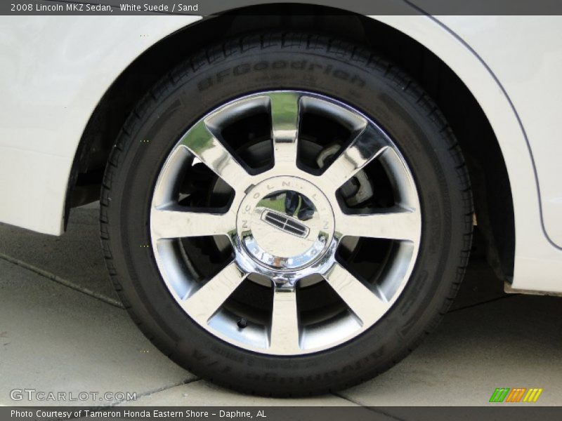 White Suede / Sand 2008 Lincoln MKZ Sedan