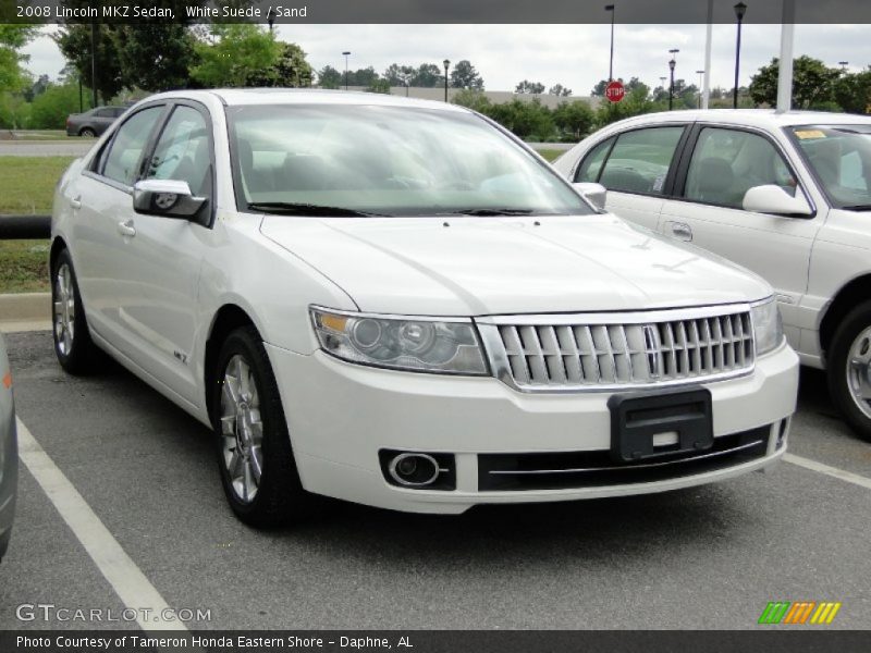 White Suede / Sand 2008 Lincoln MKZ Sedan