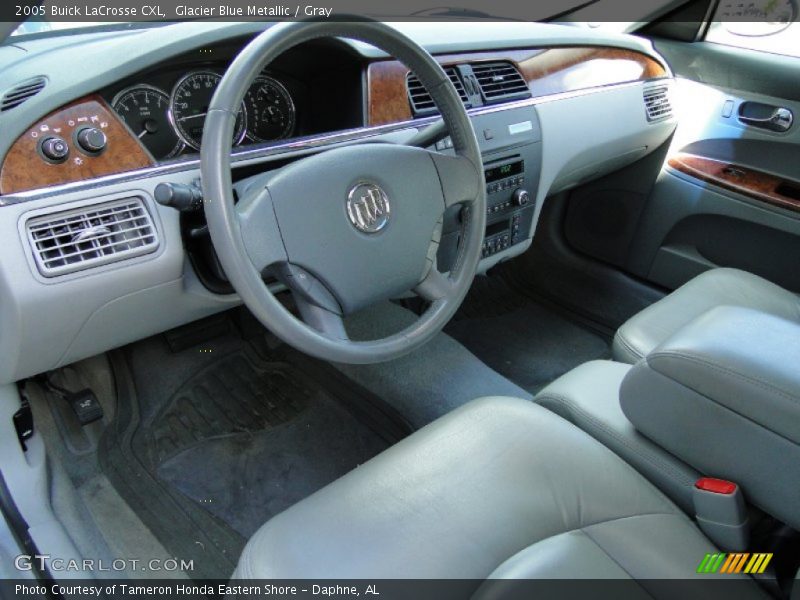 Glacier Blue Metallic / Gray 2005 Buick LaCrosse CXL