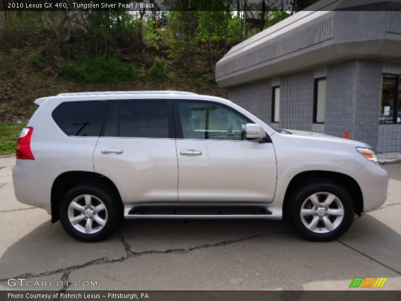 Tungsten Silver Pearl / Black 2010 Lexus GX 460