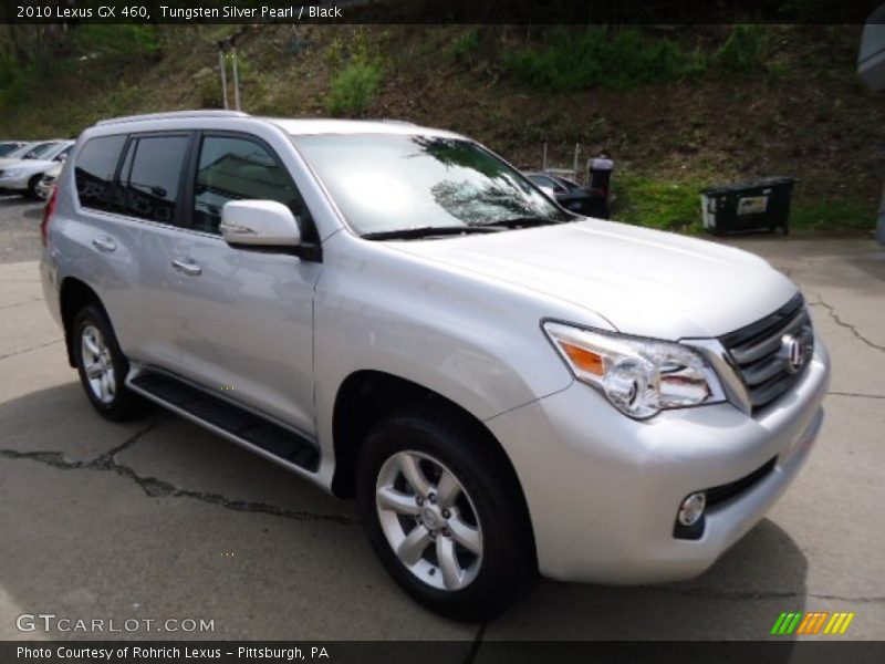 Tungsten Silver Pearl / Black 2010 Lexus GX 460