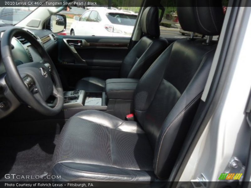 Tungsten Silver Pearl / Black 2010 Lexus GX 460