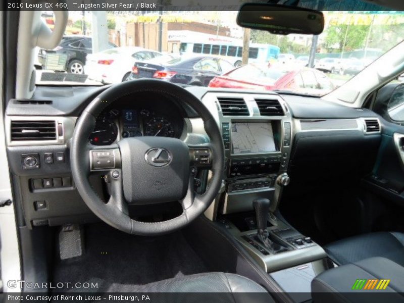 Tungsten Silver Pearl / Black 2010 Lexus GX 460