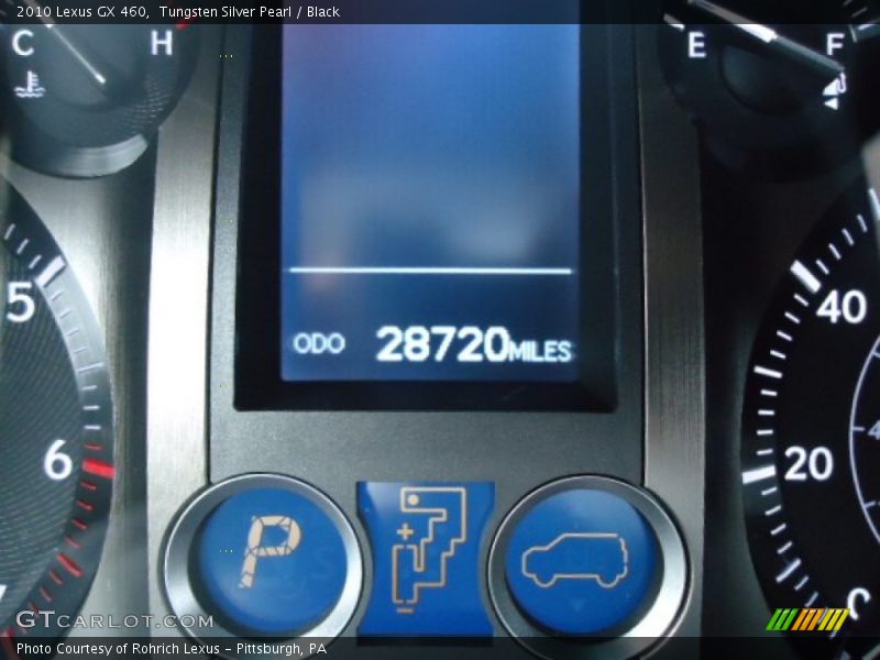 Tungsten Silver Pearl / Black 2010 Lexus GX 460