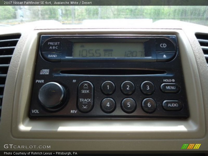 Avalanche White / Desert 2007 Nissan Pathfinder SE 4x4