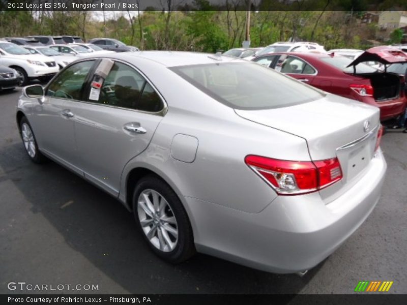 Tungsten Pearl / Black 2012 Lexus ES 350