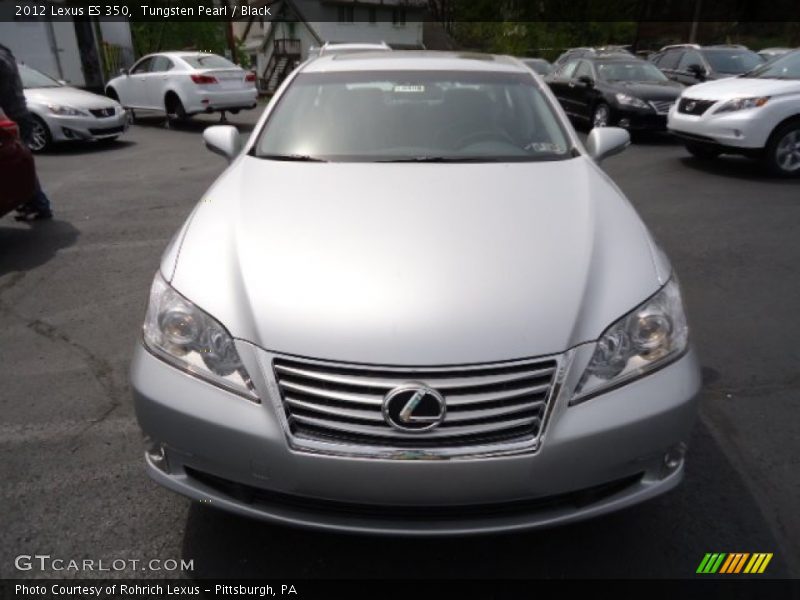 Tungsten Pearl / Black 2012 Lexus ES 350