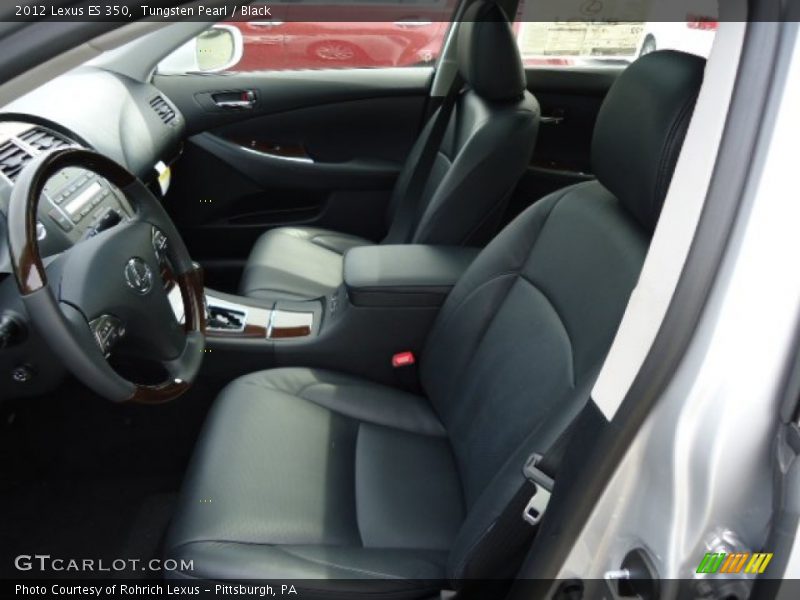 Tungsten Pearl / Black 2012 Lexus ES 350