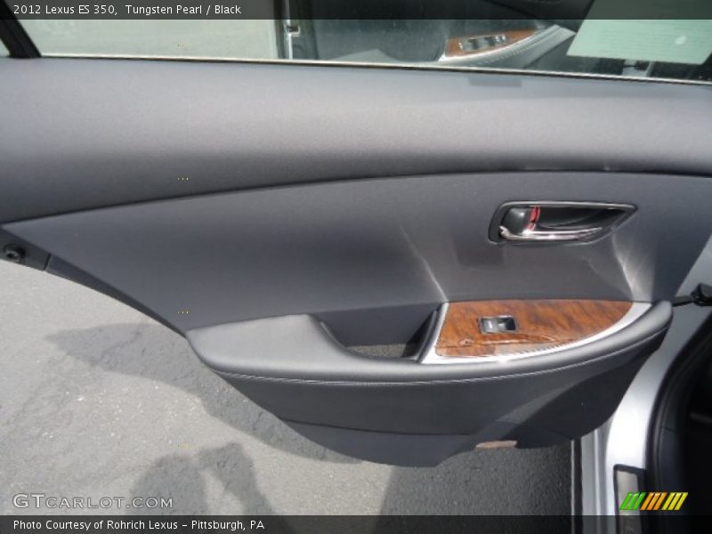 Tungsten Pearl / Black 2012 Lexus ES 350