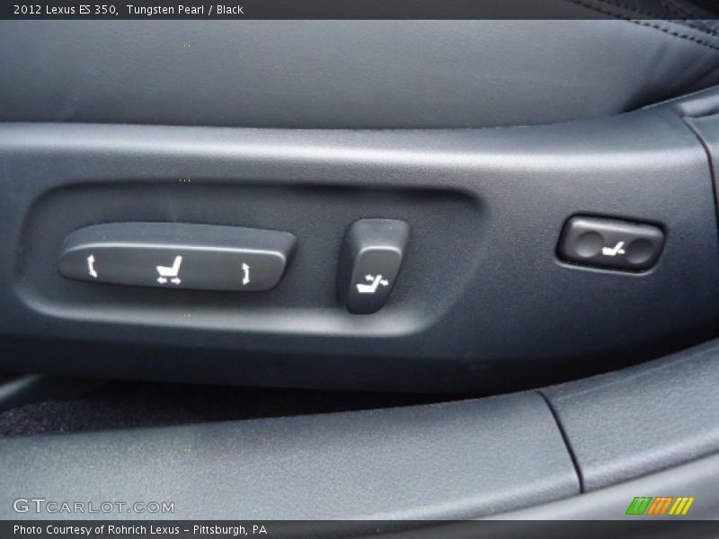 Tungsten Pearl / Black 2012 Lexus ES 350