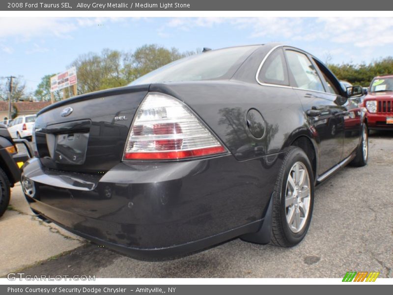 Alloy Grey Metallic / Medium Light Stone 2008 Ford Taurus SEL